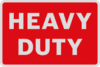 -HEAVY DUTY