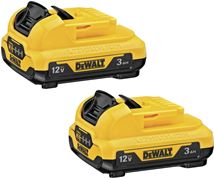 Baterías de iones de litio DEWALT 12V MAX* originales disponibles en Guatemala